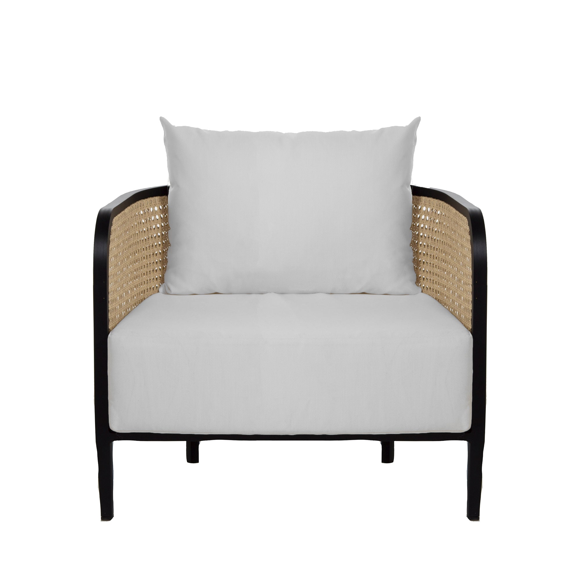 Havana Resin Wicker Outdoor Cane Lounge Chair