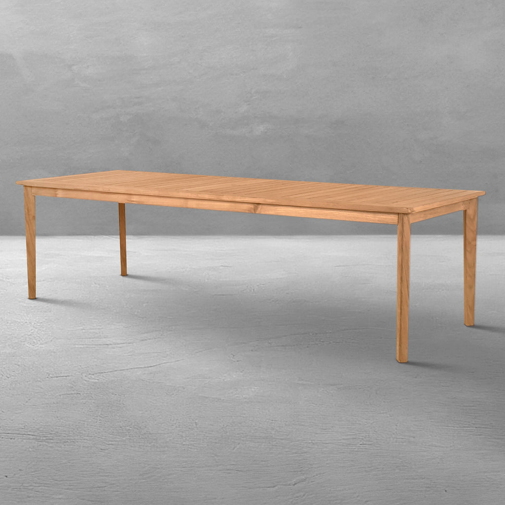 Woodlawn Rectangle Outdoor Slatted Dining Table
