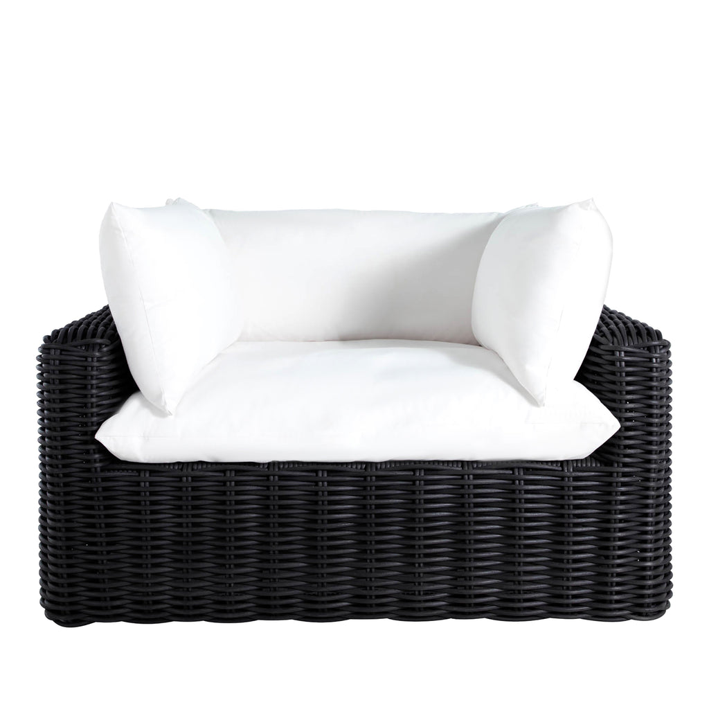Montecito Woven Wicker Outdoor Lounge Chair