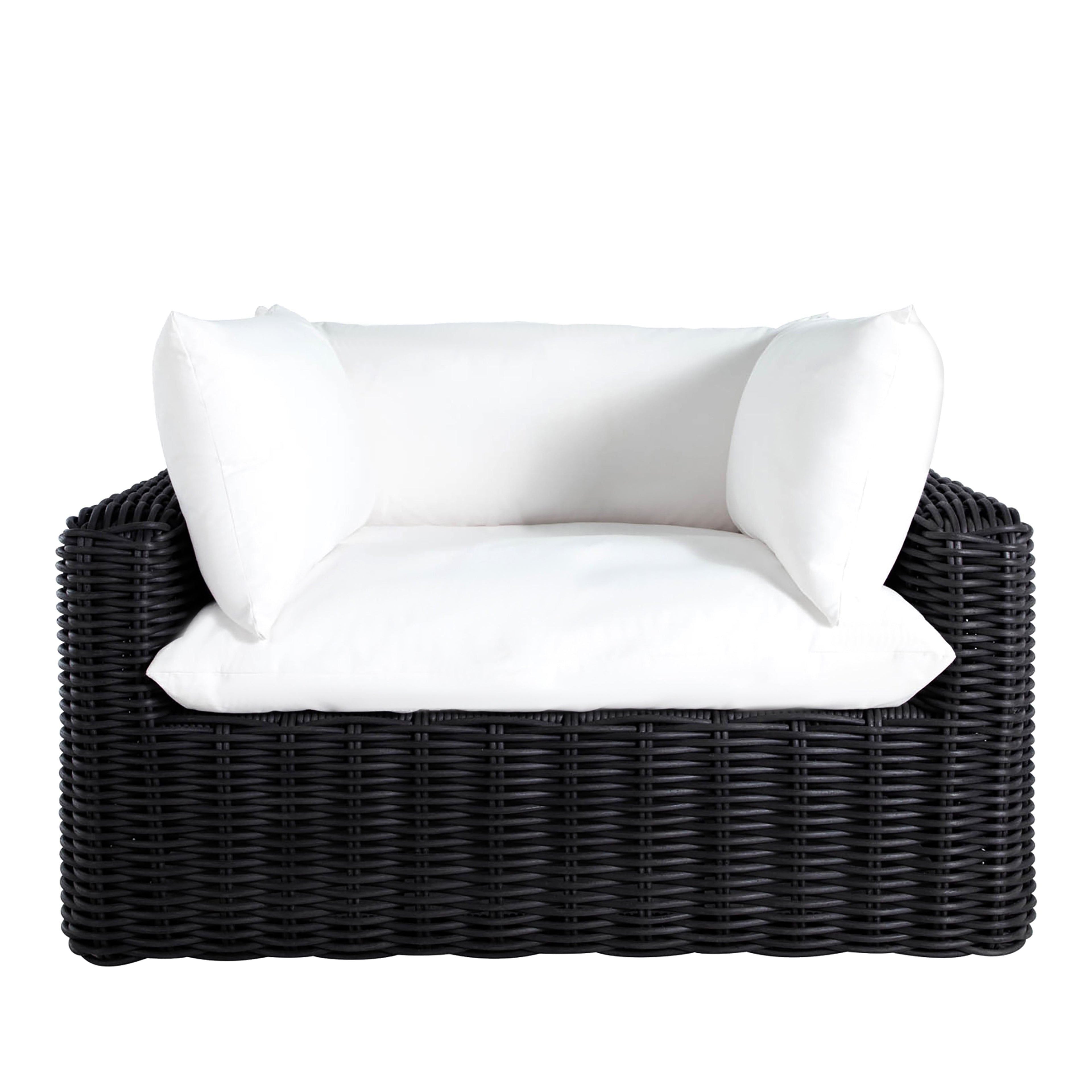 Montecito Woven Wicker Outdoor Lounge Chair