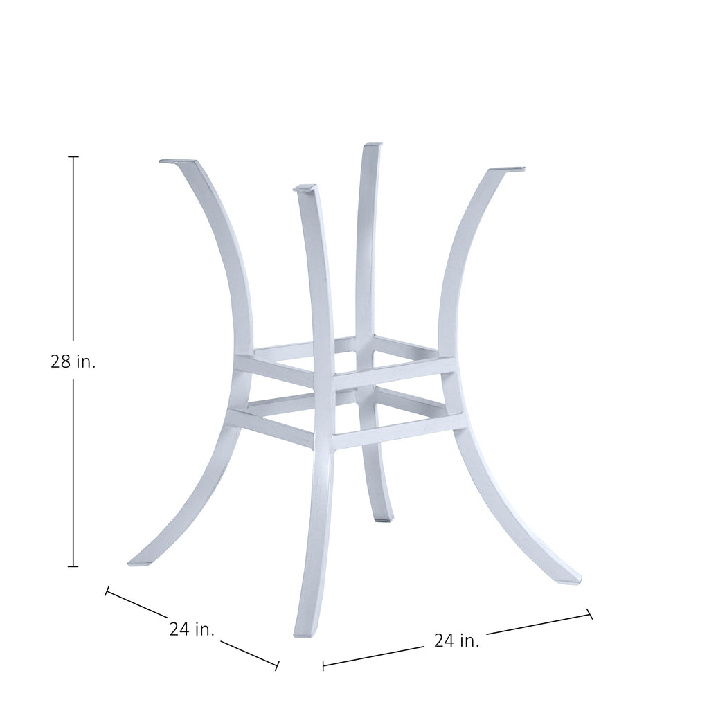 Cort Aluminum Outdoor Pedestal Dining Table Base