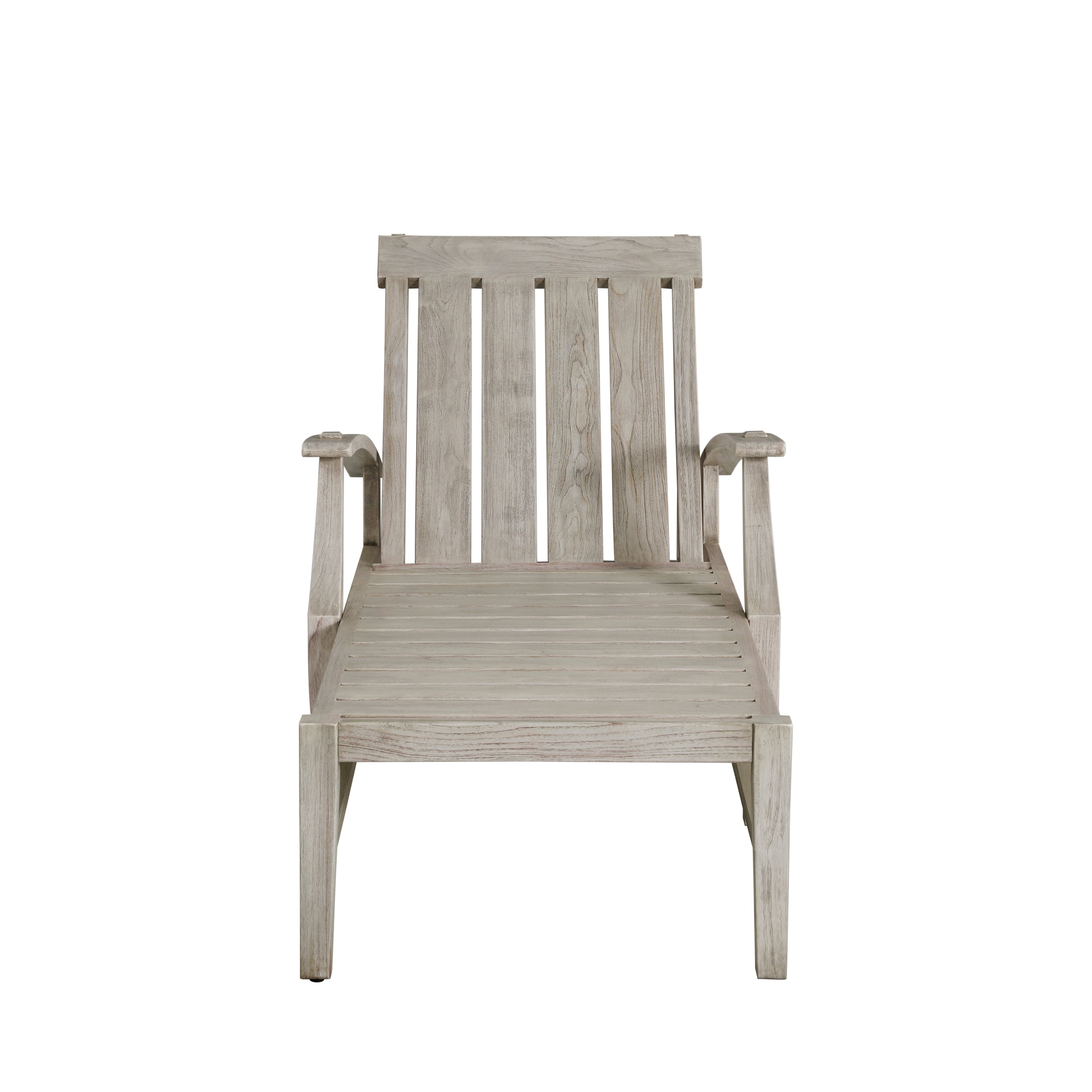 Croquet Teak Outdoor Chaise Lounge
