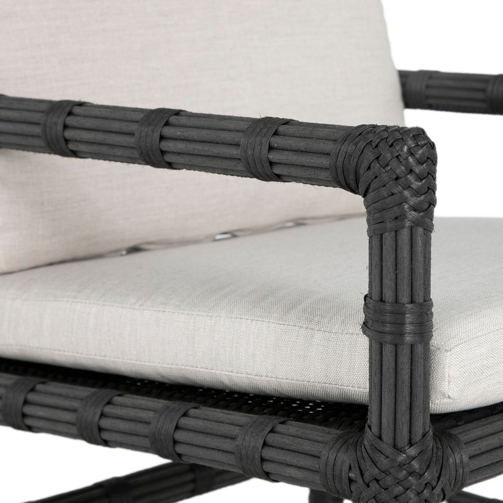 Newport Resin Wicker Woven Outdoor Arm Chair
