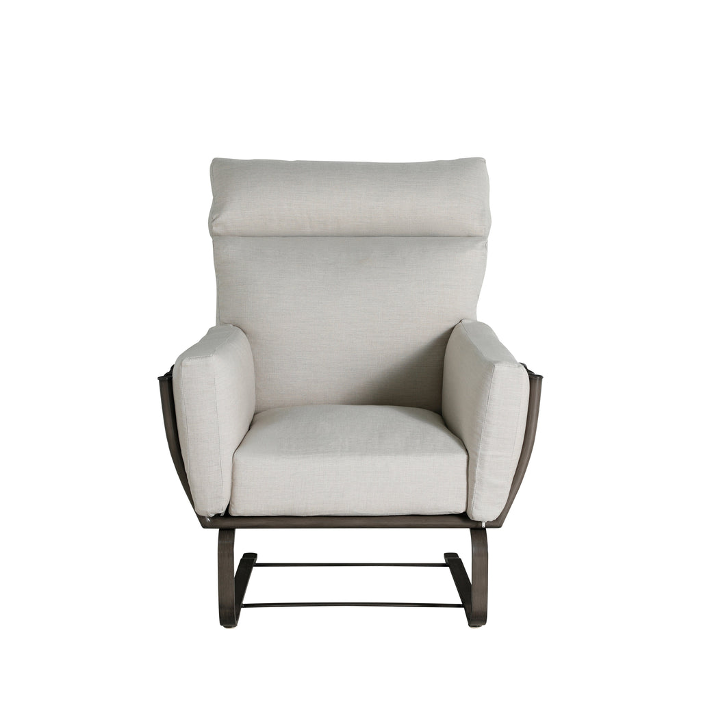 Majorca Aluminum Outdoor Spring Lounge Chair
