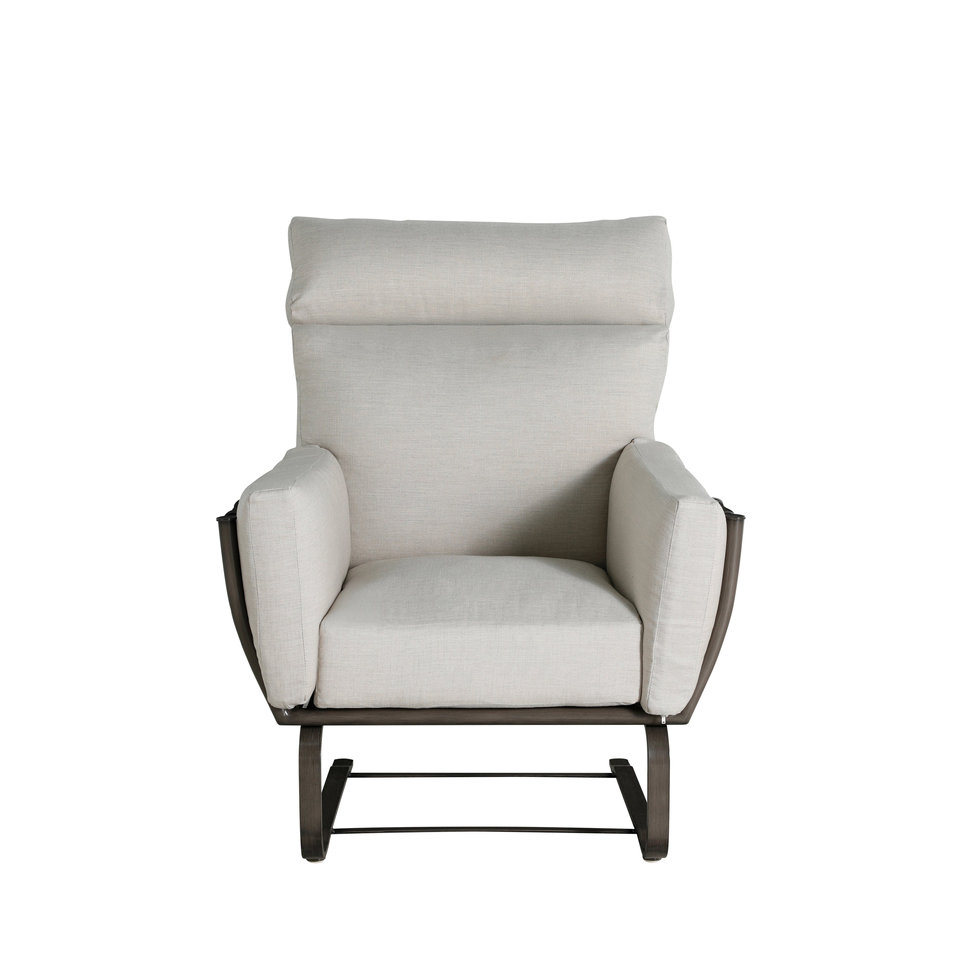Majorca Aluminum Outdoor Spring Lounge Chair