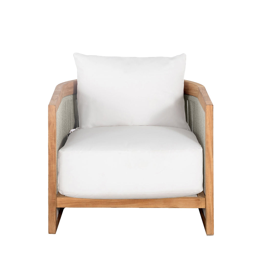 Avalon Teak Outdoor Lounge Chair