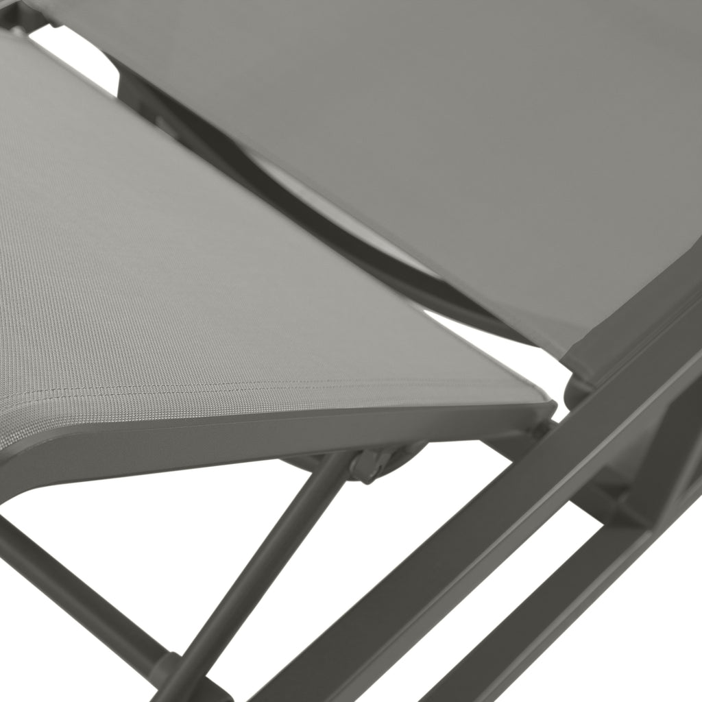 Serenata Sling Outdoor Armless Chaise Lounge
