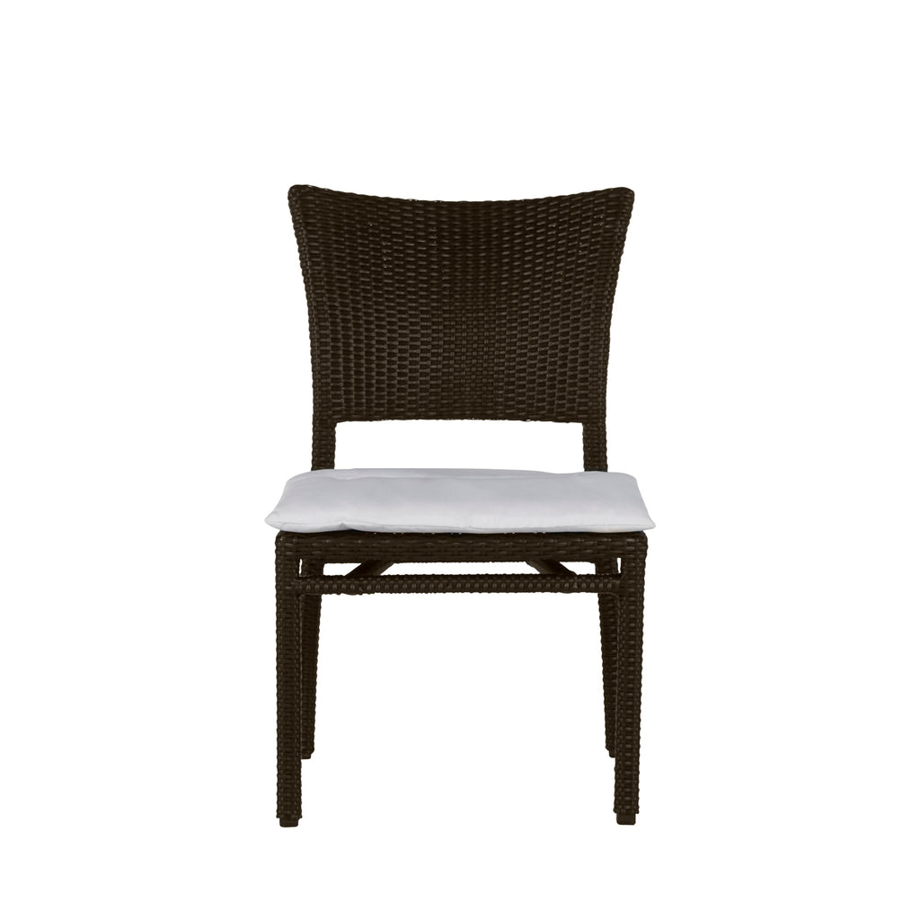 Skye Woven Resin Wicker Outdoor Side Chair