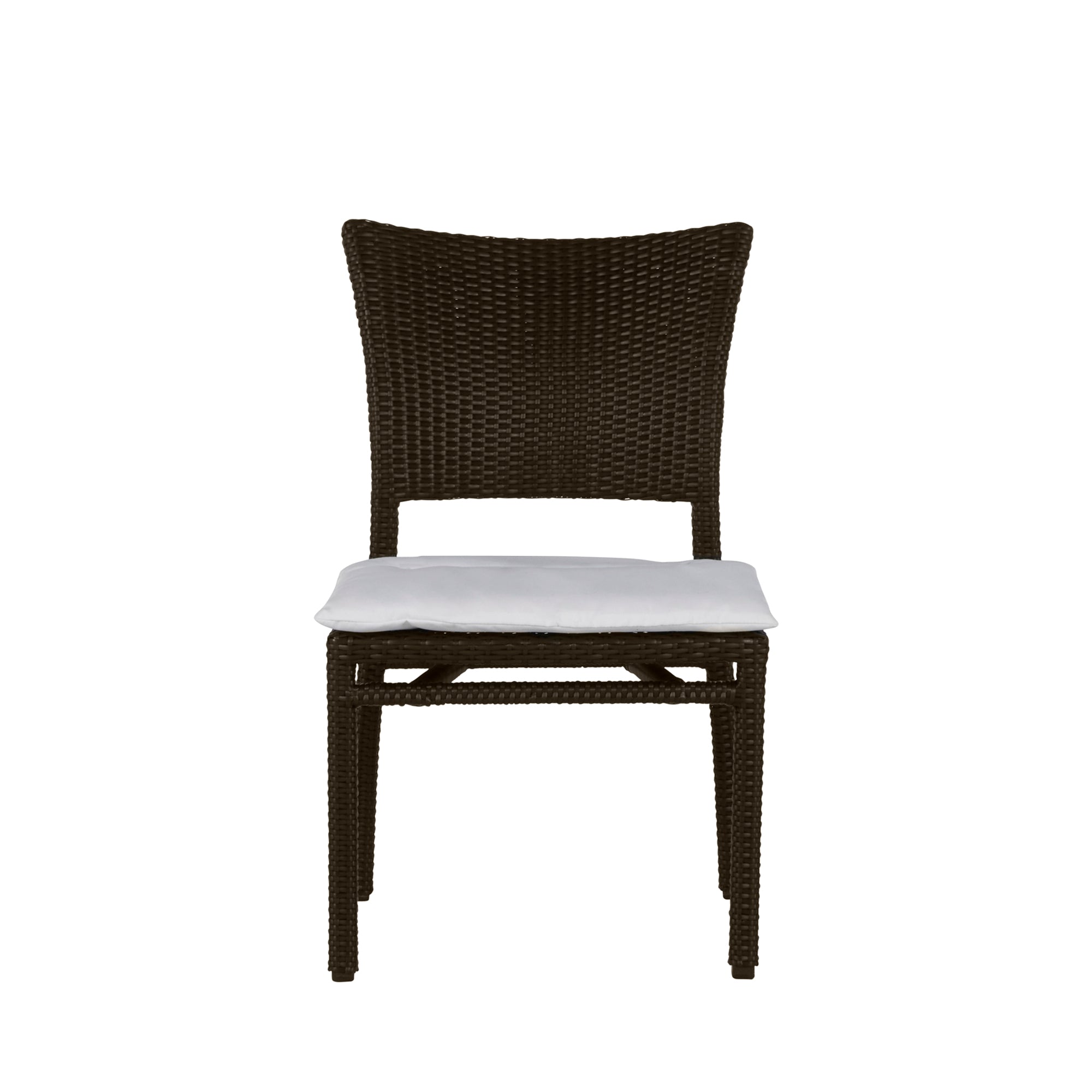 Skye Woven Resin Wicker Outdoor Side Chair