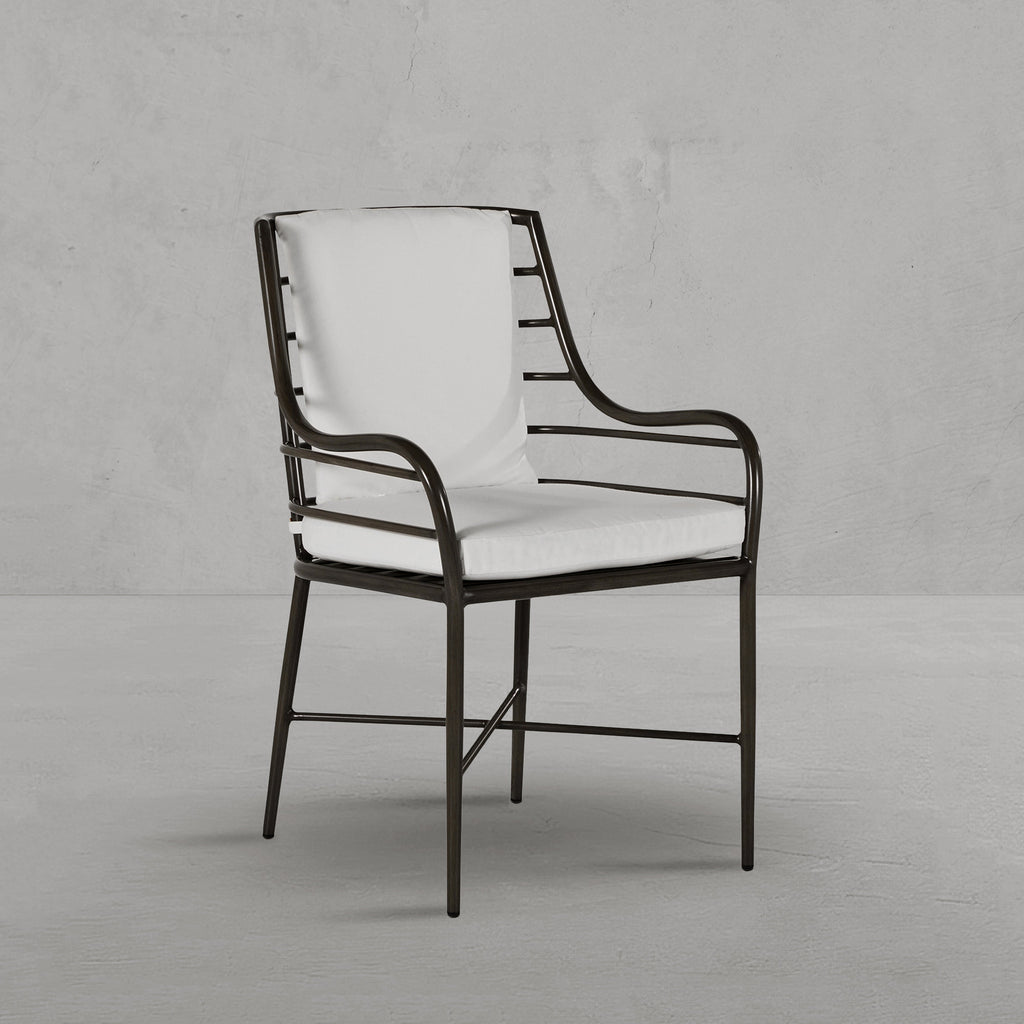 Carmel Aluminum Outdoor Seating Arm Chair