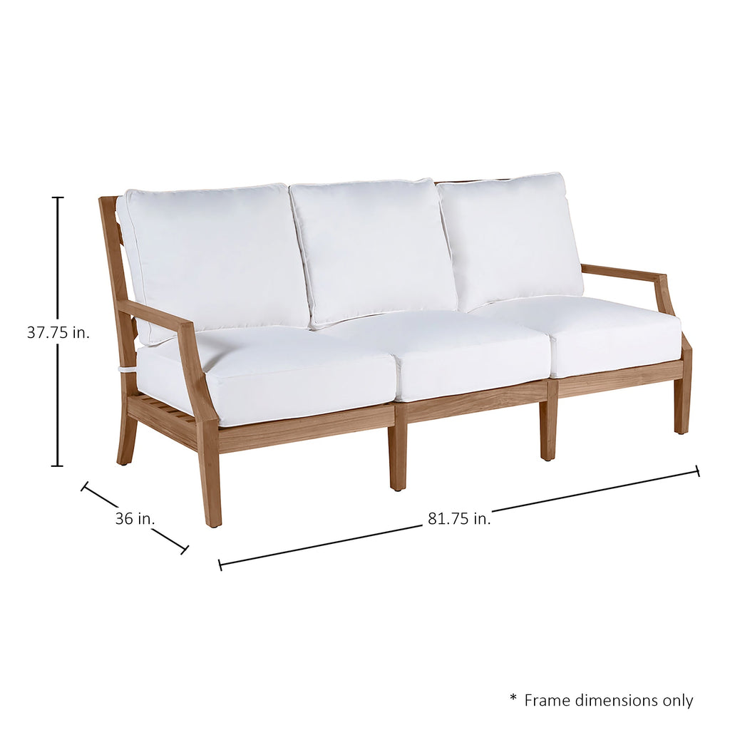 Haley Teak Outdoor Sofa