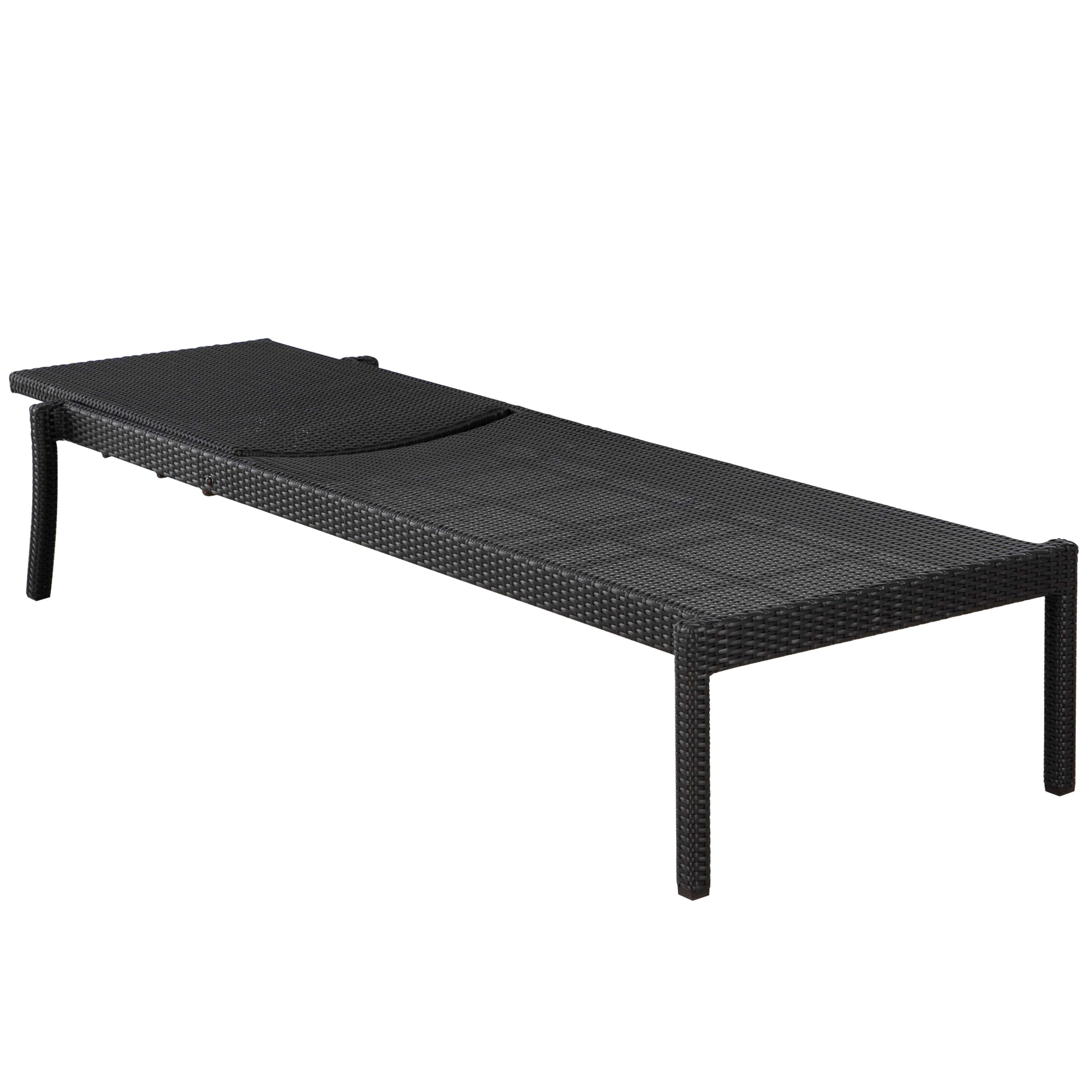 Nathan Wicker Outdoor Armless Chaise Lounge