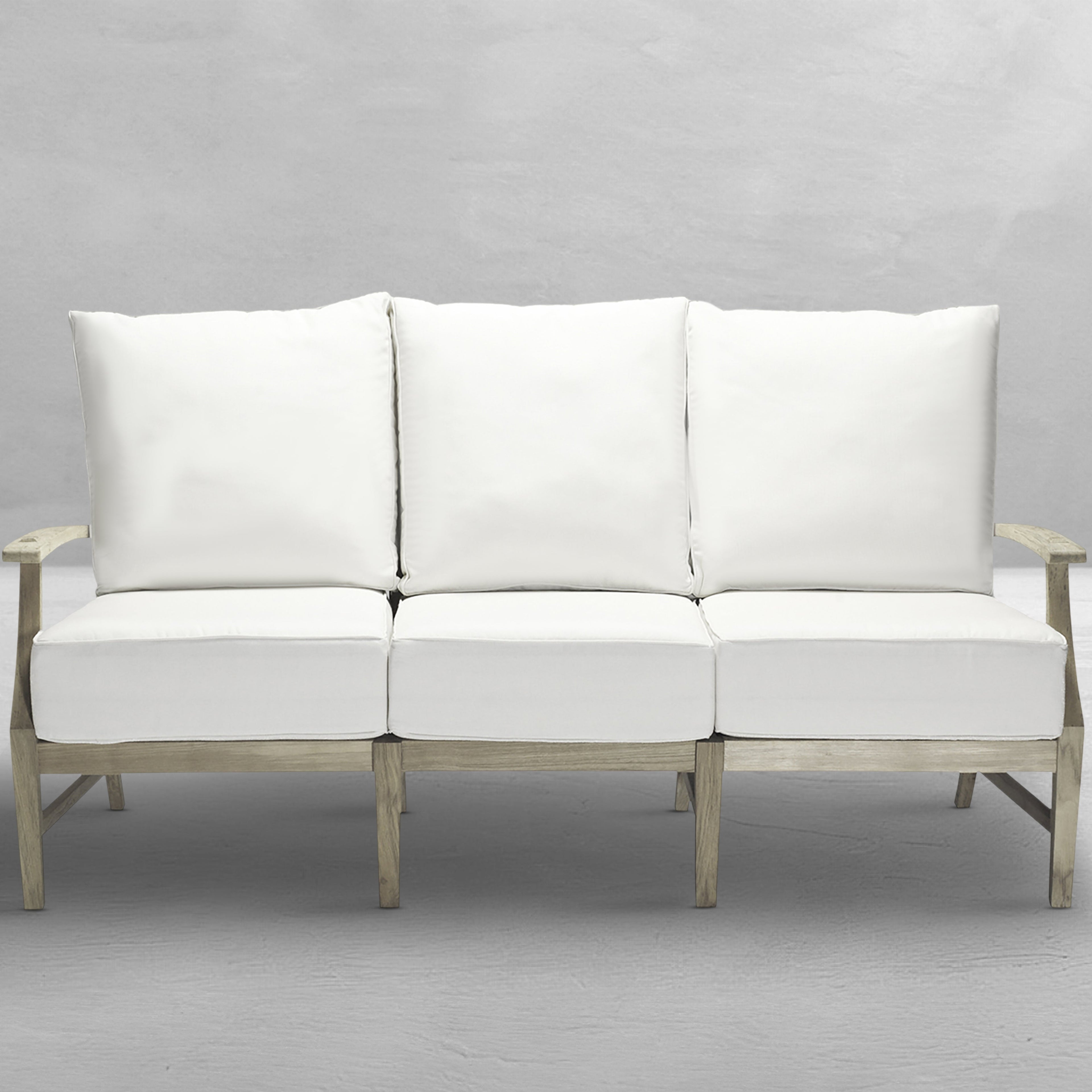 Croquet Teak Outdoor Sofa