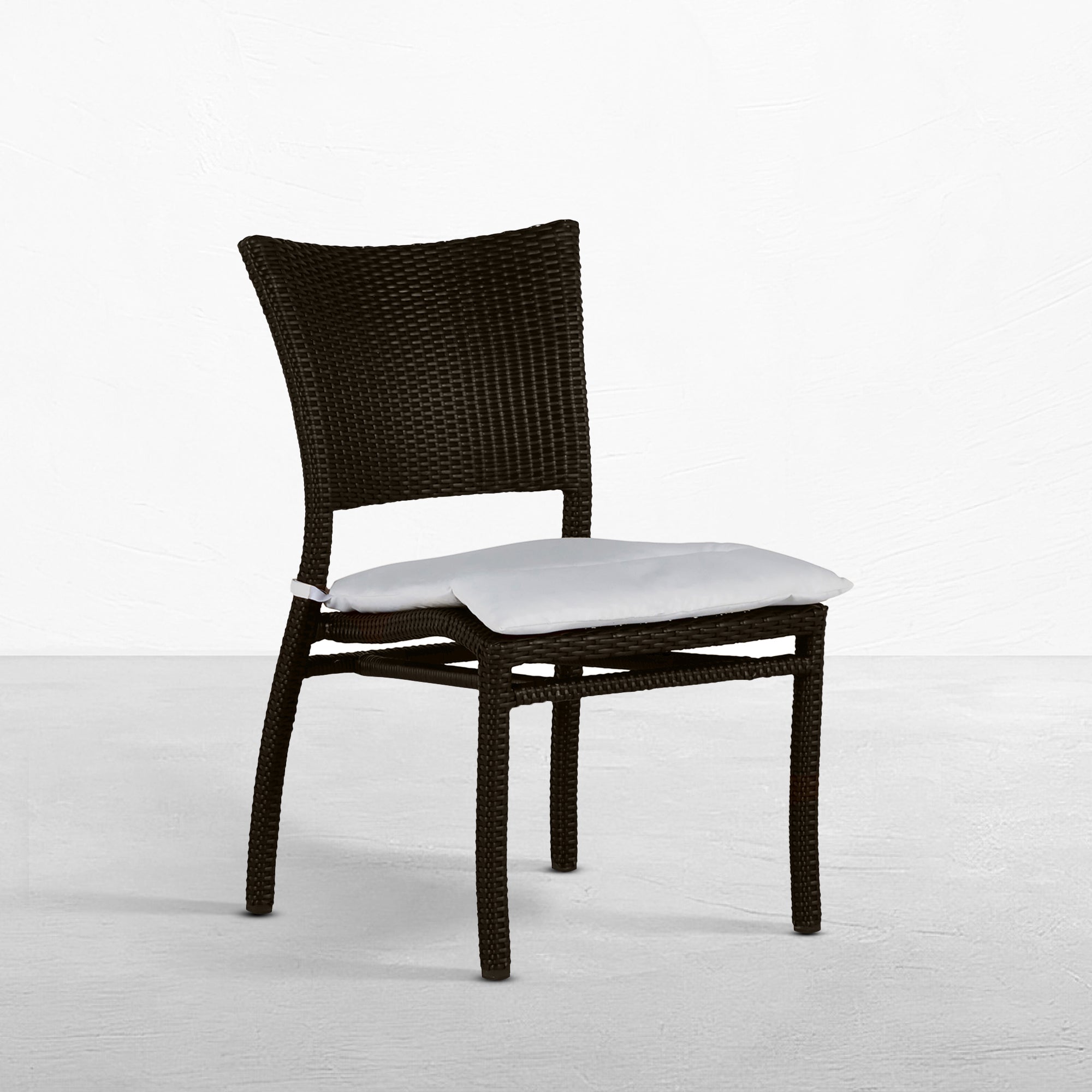 Skye Woven Resin Wicker Outdoor Side Chair