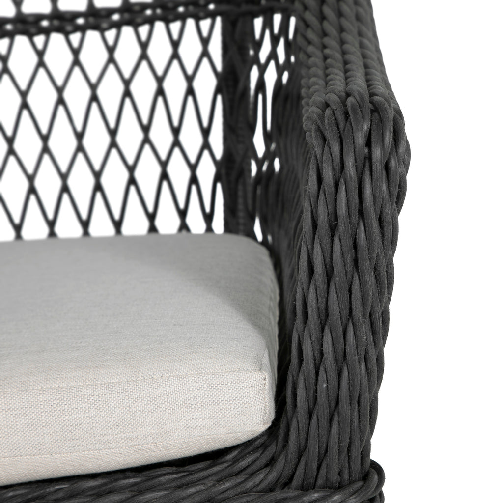 Soho Woven N-Dura Resin Wicker Outdoor Arm Chair
