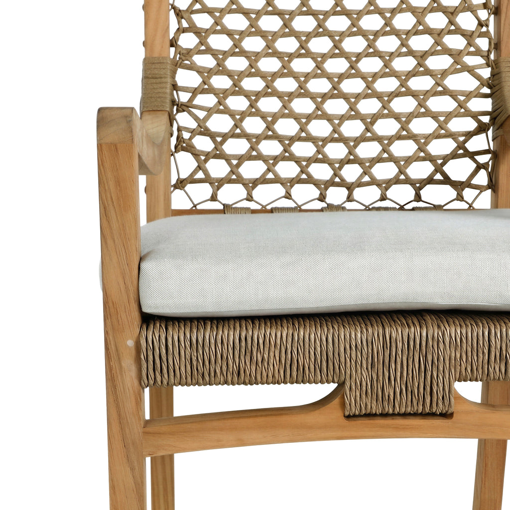 Aspen Teak Outdoor Dining Arm Chair