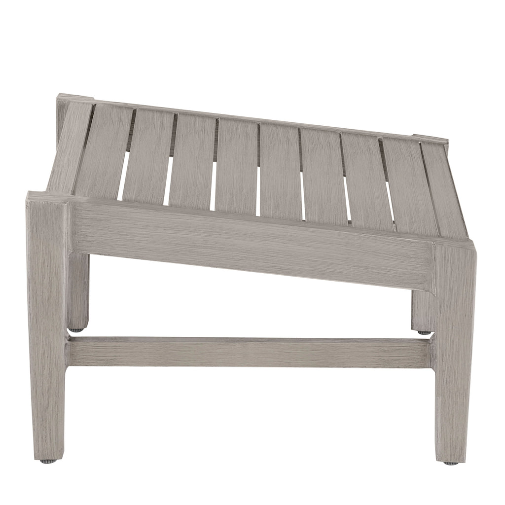 Croquet Aluminum Outdoor Ottoman