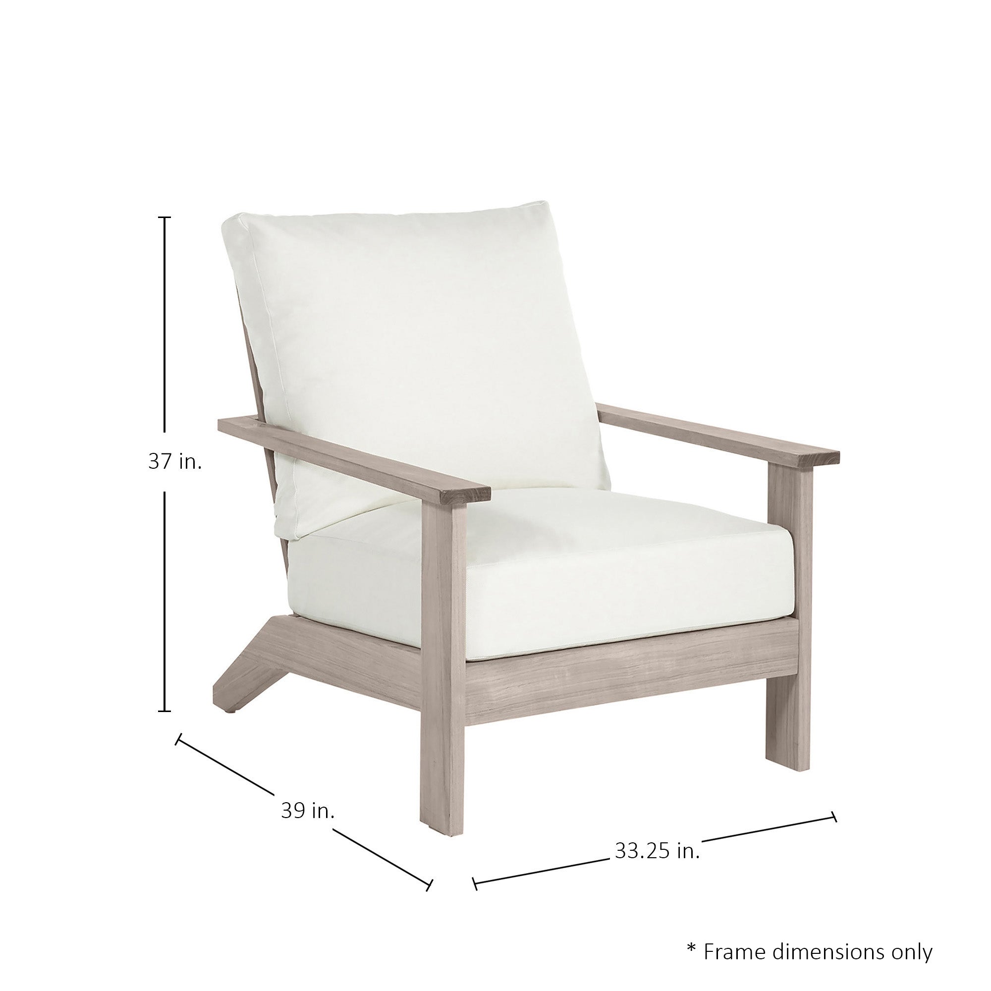 Ashland Teak Outdoor Lounge Chair