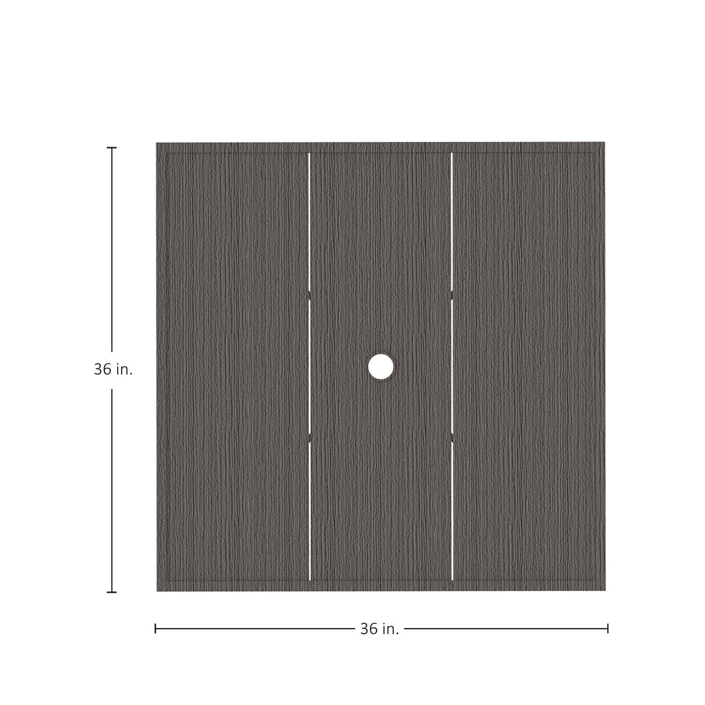 Horizon Aluminum 36" Square Outdoor Table Top