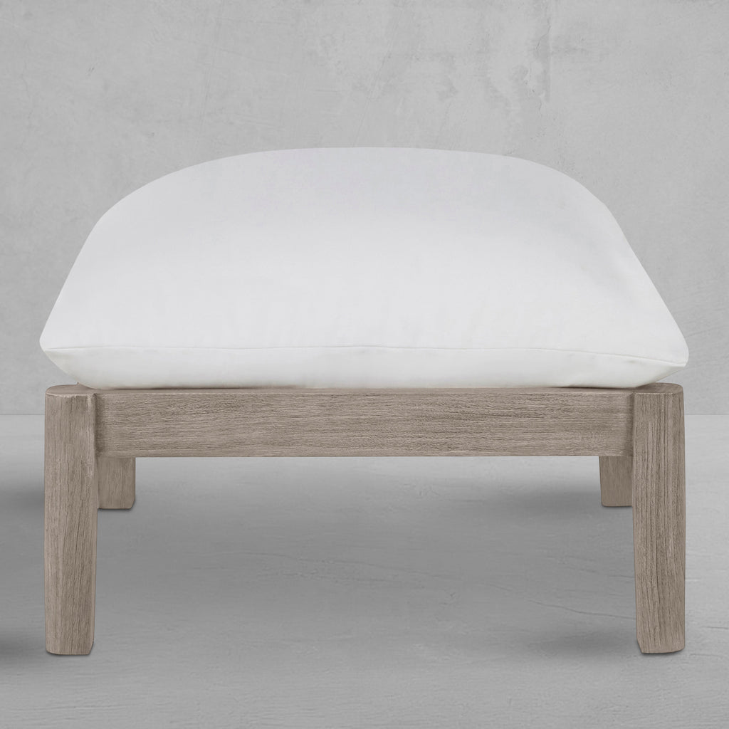 Monterey Teak Outdoor Woven Ottoman
