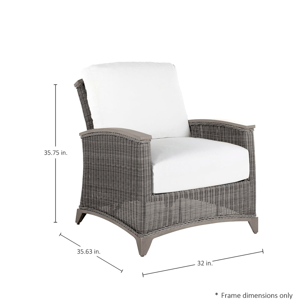 Astoria N-Dura Resin Wicker Outdoor Lounge Chair
