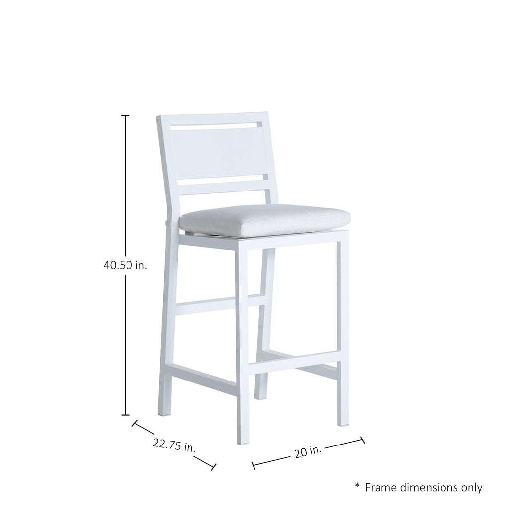Avondale Aluminum Outdoor Bar Stool
