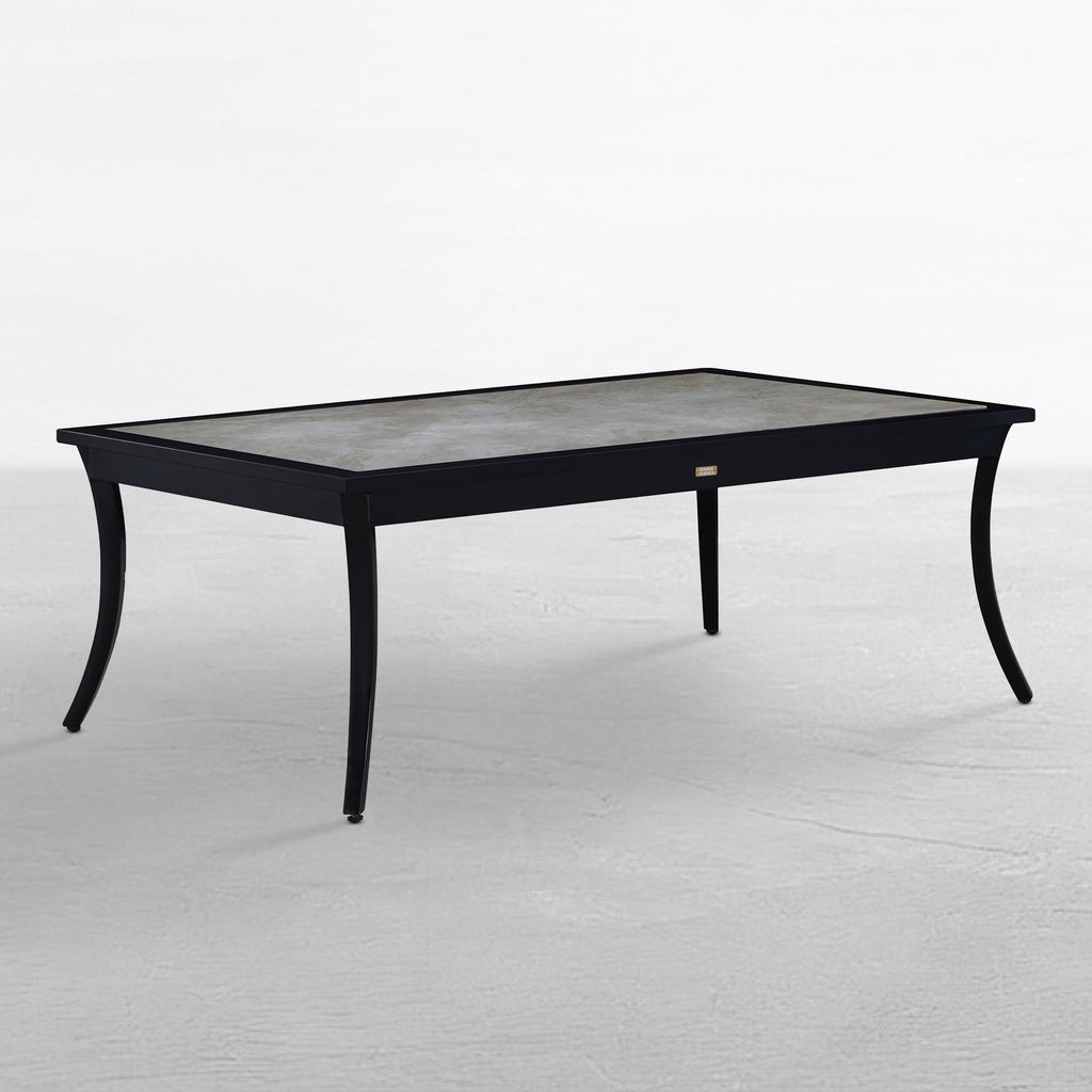 Bermuda Aluminum with Porcelain Top Coffee Table