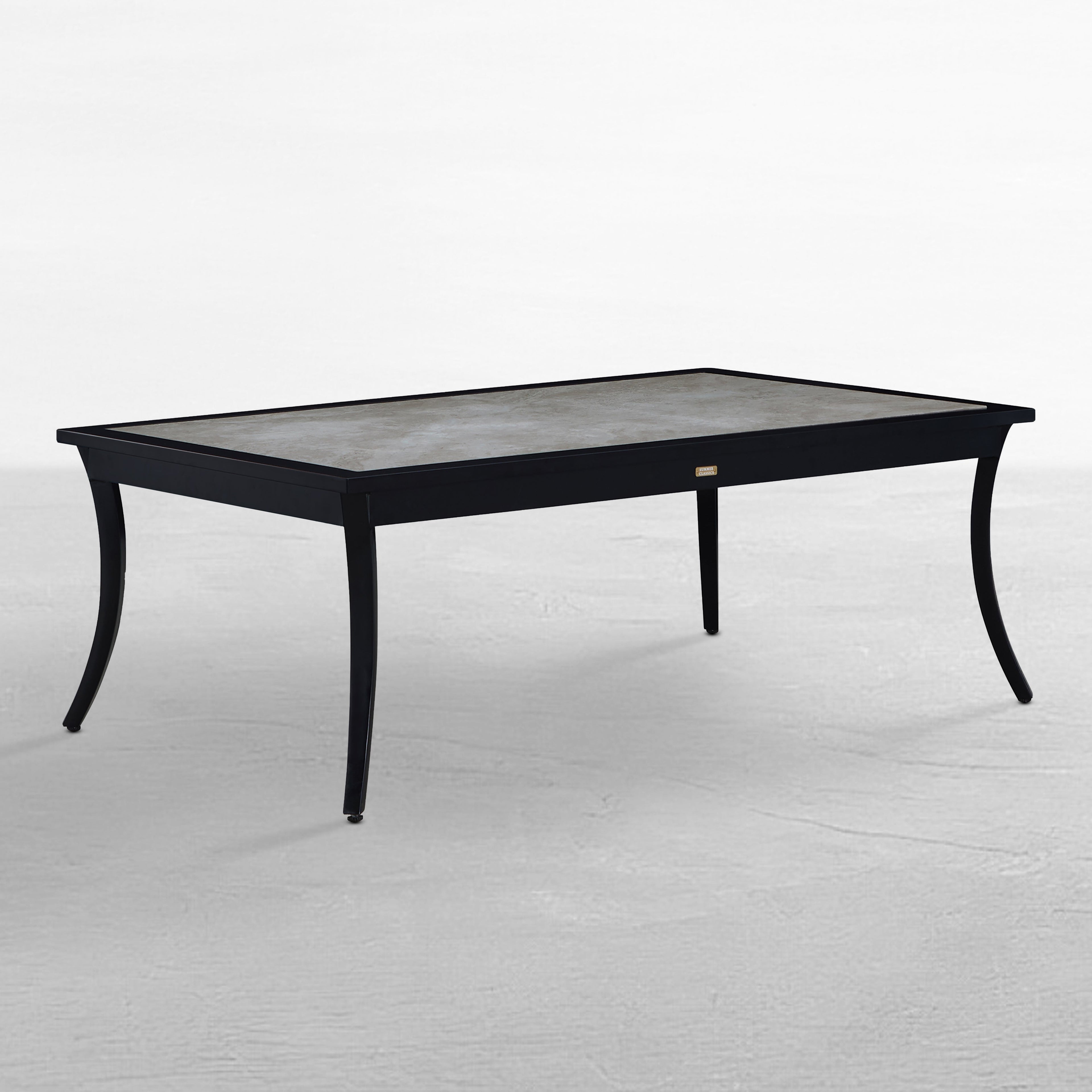 Bermuda Aluminum with Porcelain Top Coffee Table