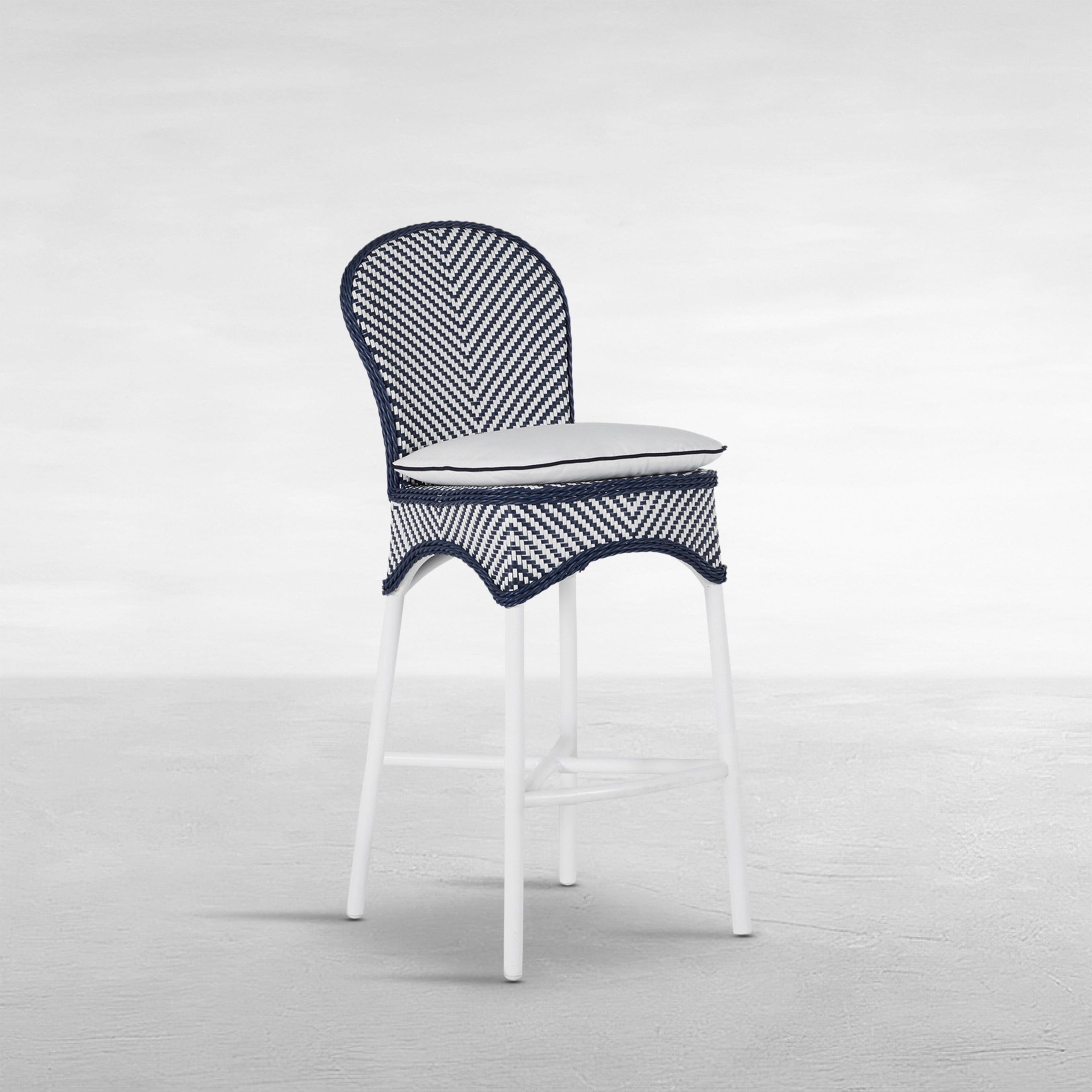 Savoy N-Dura Resin Wicker Outdoor Bar Stool