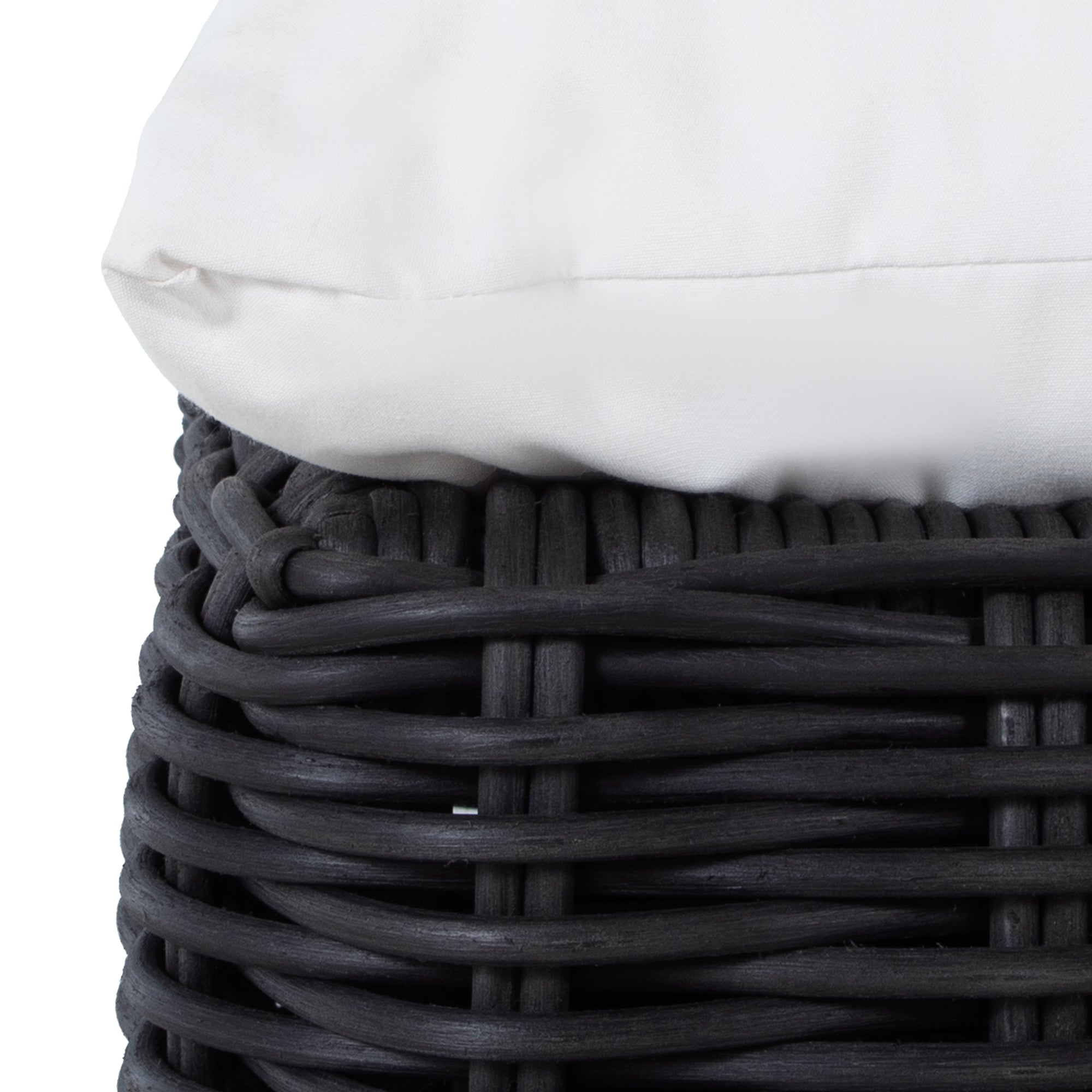 Montecito N-Dura Resin Outdoor Woven Ottoman