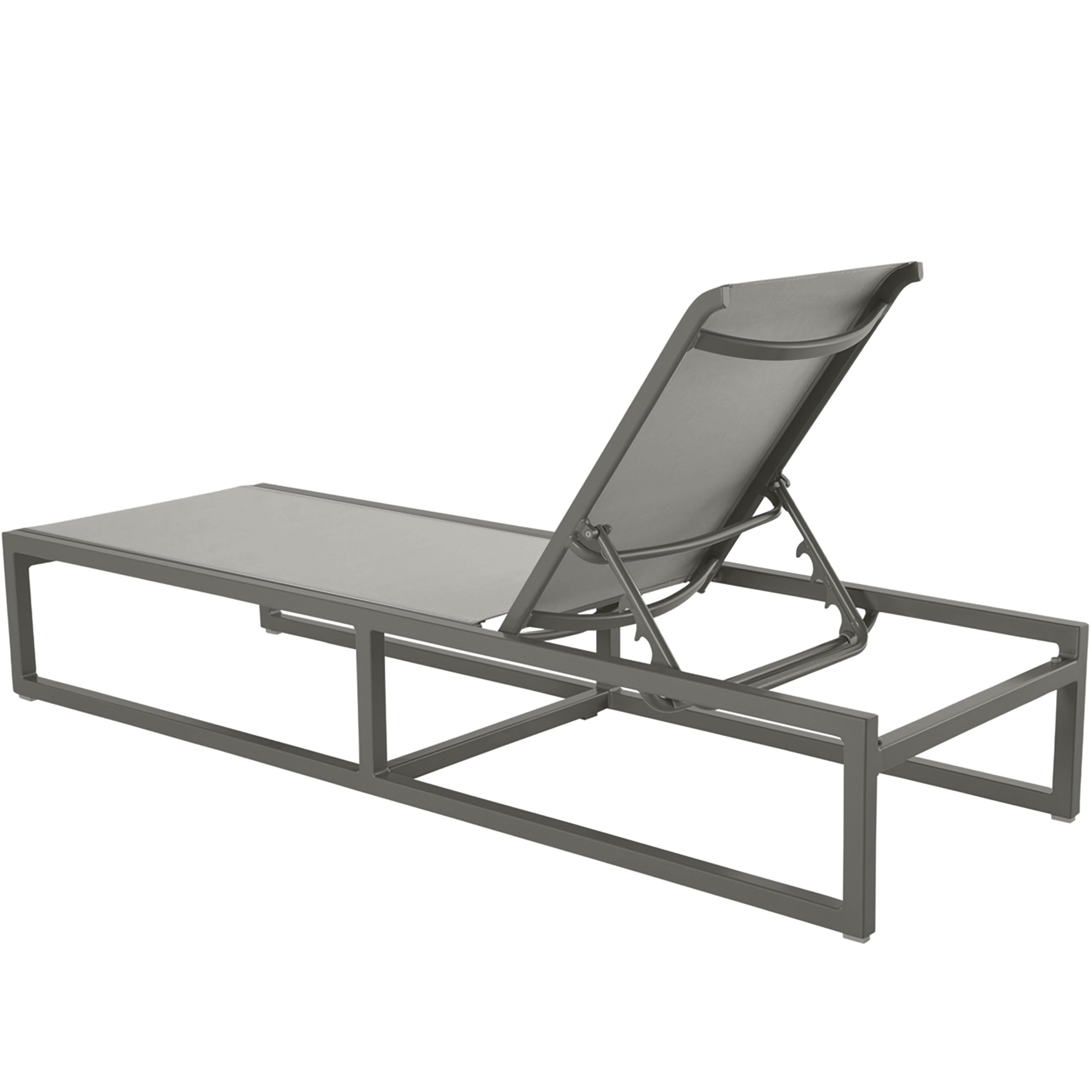 Serenata Sling Outdoor Armless Chaise Lounge