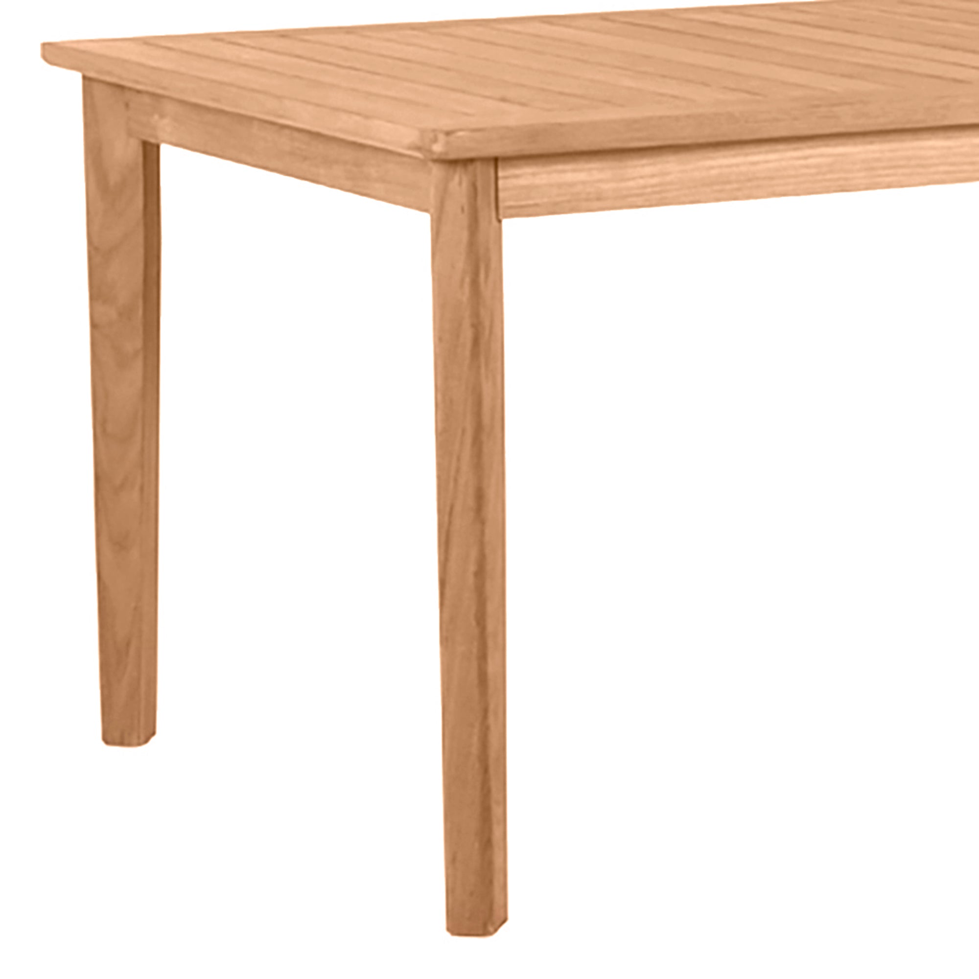 Woodlawn Rectangle Outdoor Slatted Dining Table
