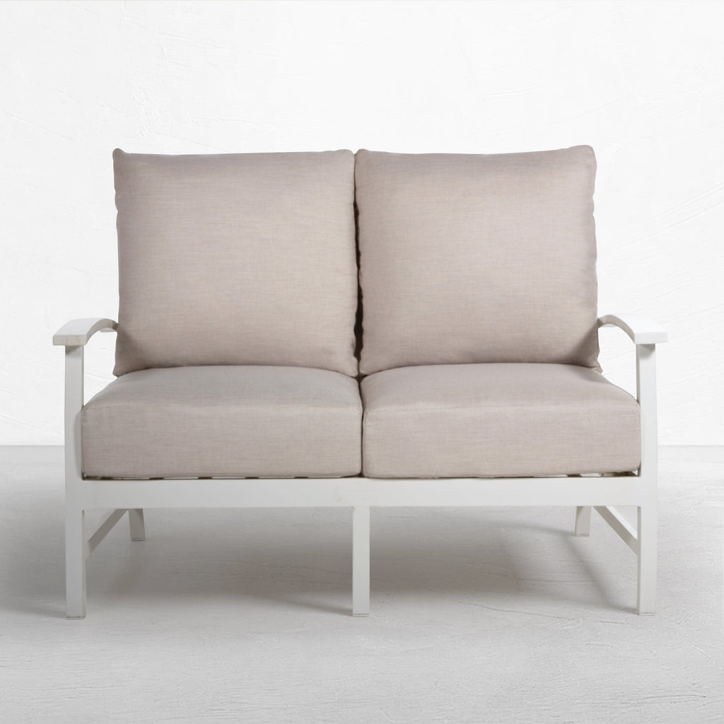 Charleston Aluminum Outdoor Loveseat