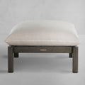 Monterey Aluminum Outdoor Woven Ottoman
