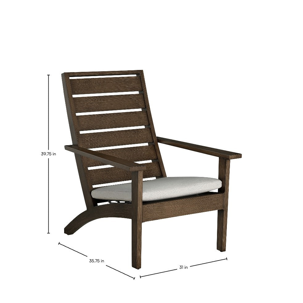 Kennebunkport Aluminum Adirondack Arm Chair