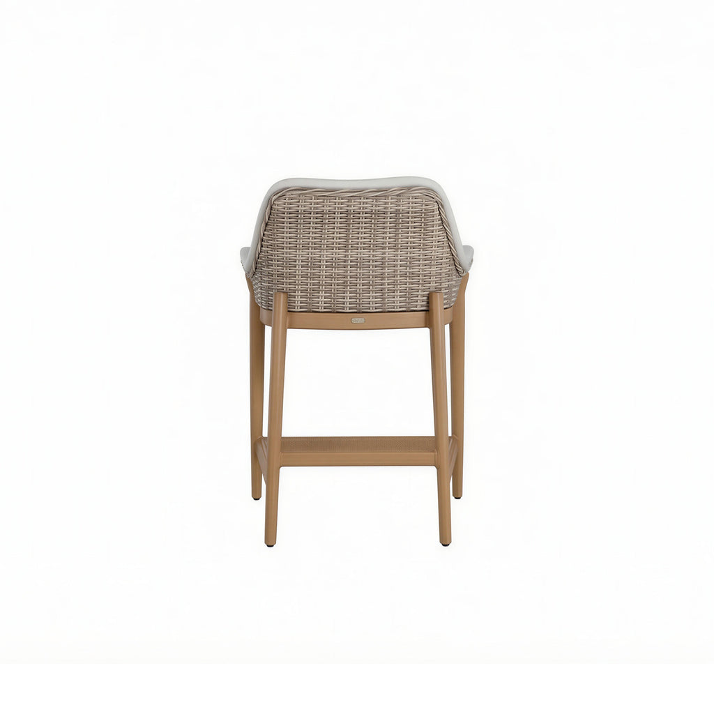 Palma N-Dura Resin Wicker Outdoor Counter Stool