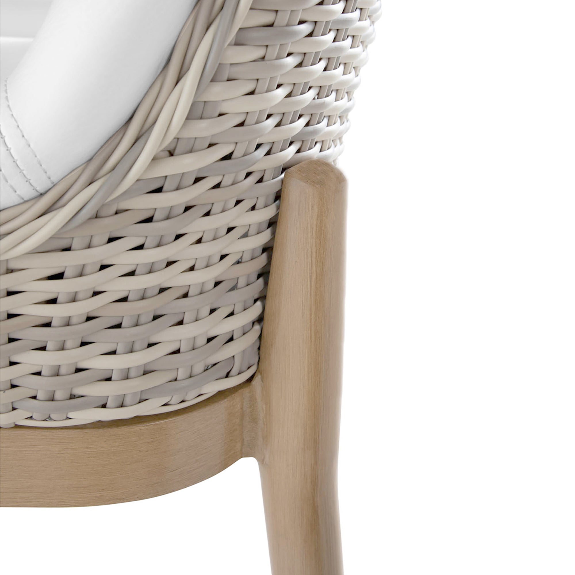 Palma N-Dura Resin Wicker Dining Side Chair