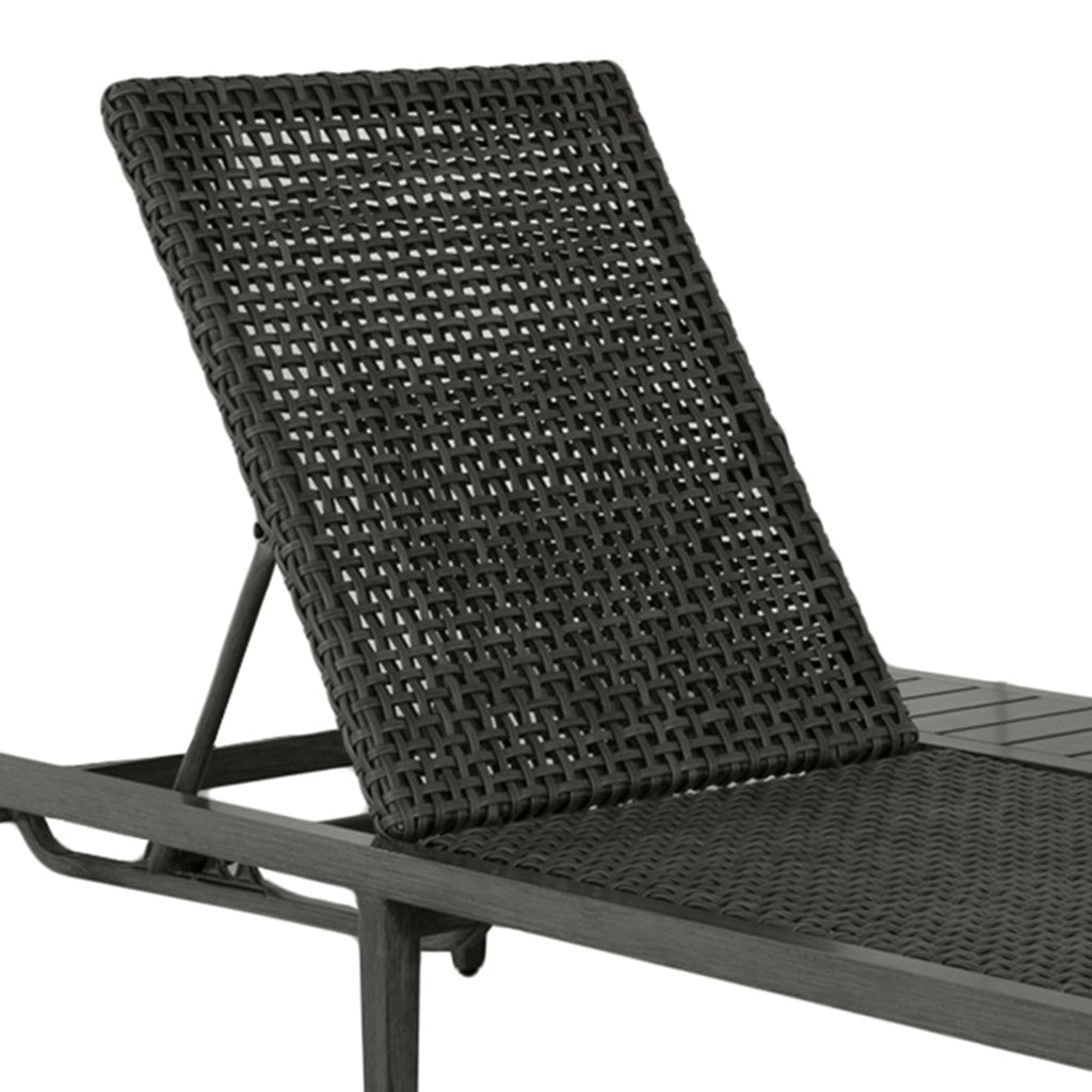 Harbor Wicker Outdoor Armless Chaise Lounge