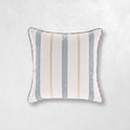 Taffy Stripe Mist Outdoor Throw Pillow