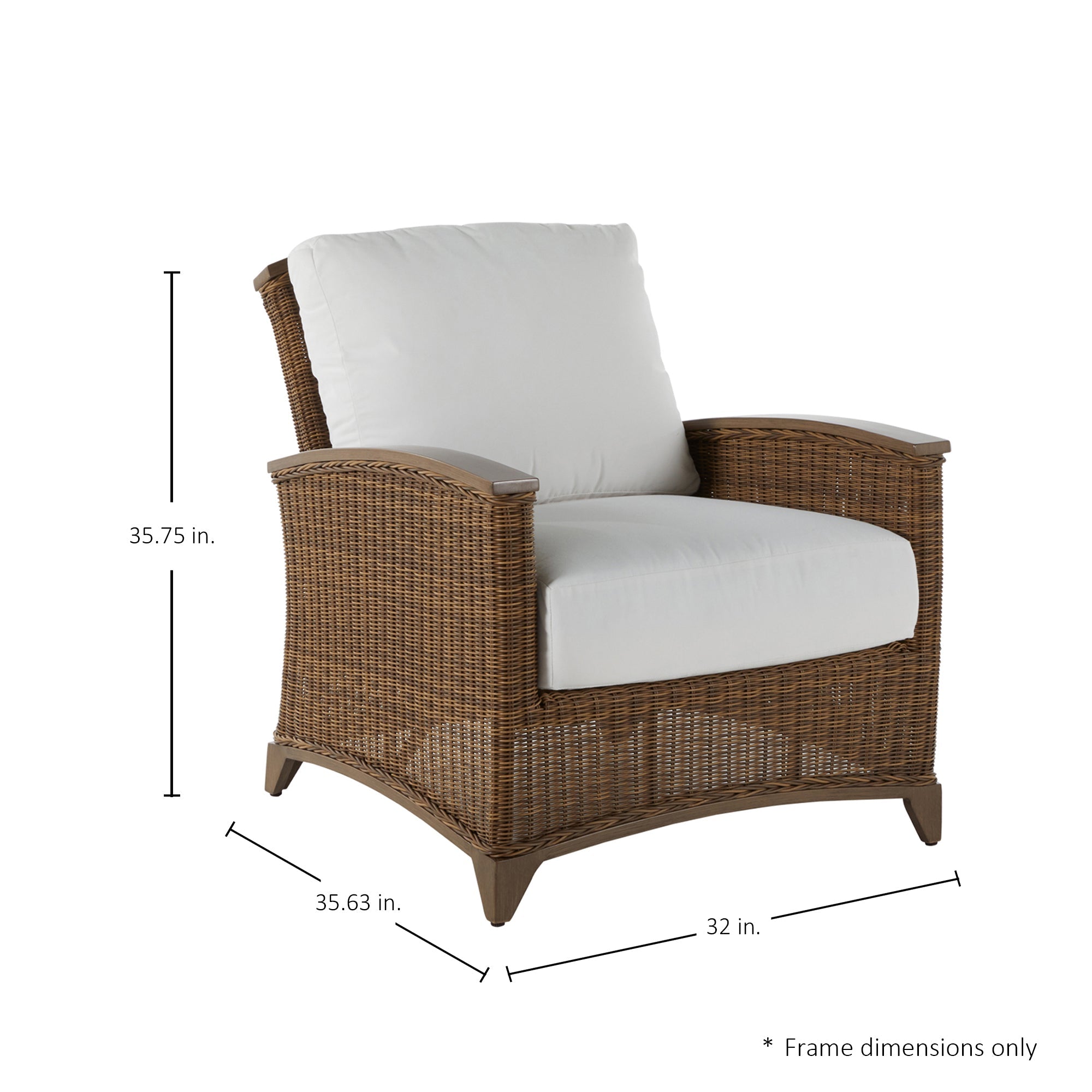 Astoria N-Dura Resin Wicker Outdoor Lounge Chair