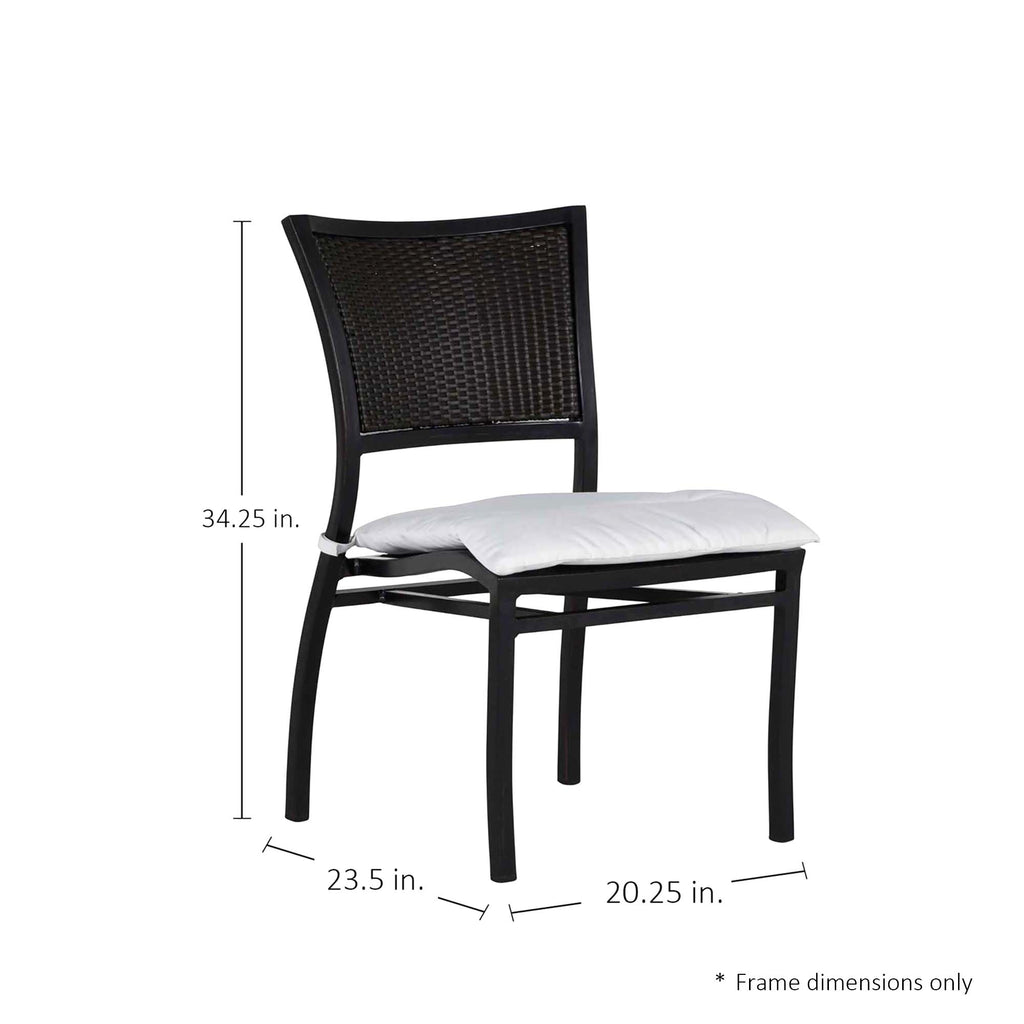 Aire N-Dura Resin Wicker Outdoor Side Chair