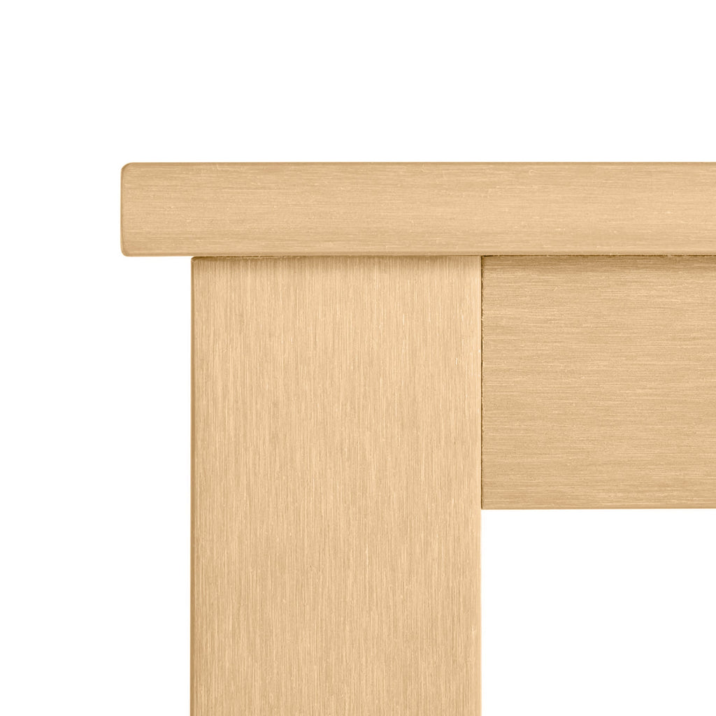 Portside Resin 42" Square Outdoor Slated Bar Table