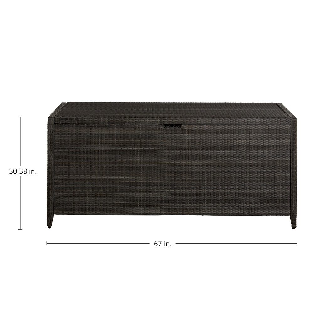N-Dura Resin Wicker Outdoor Cushion Storage Box