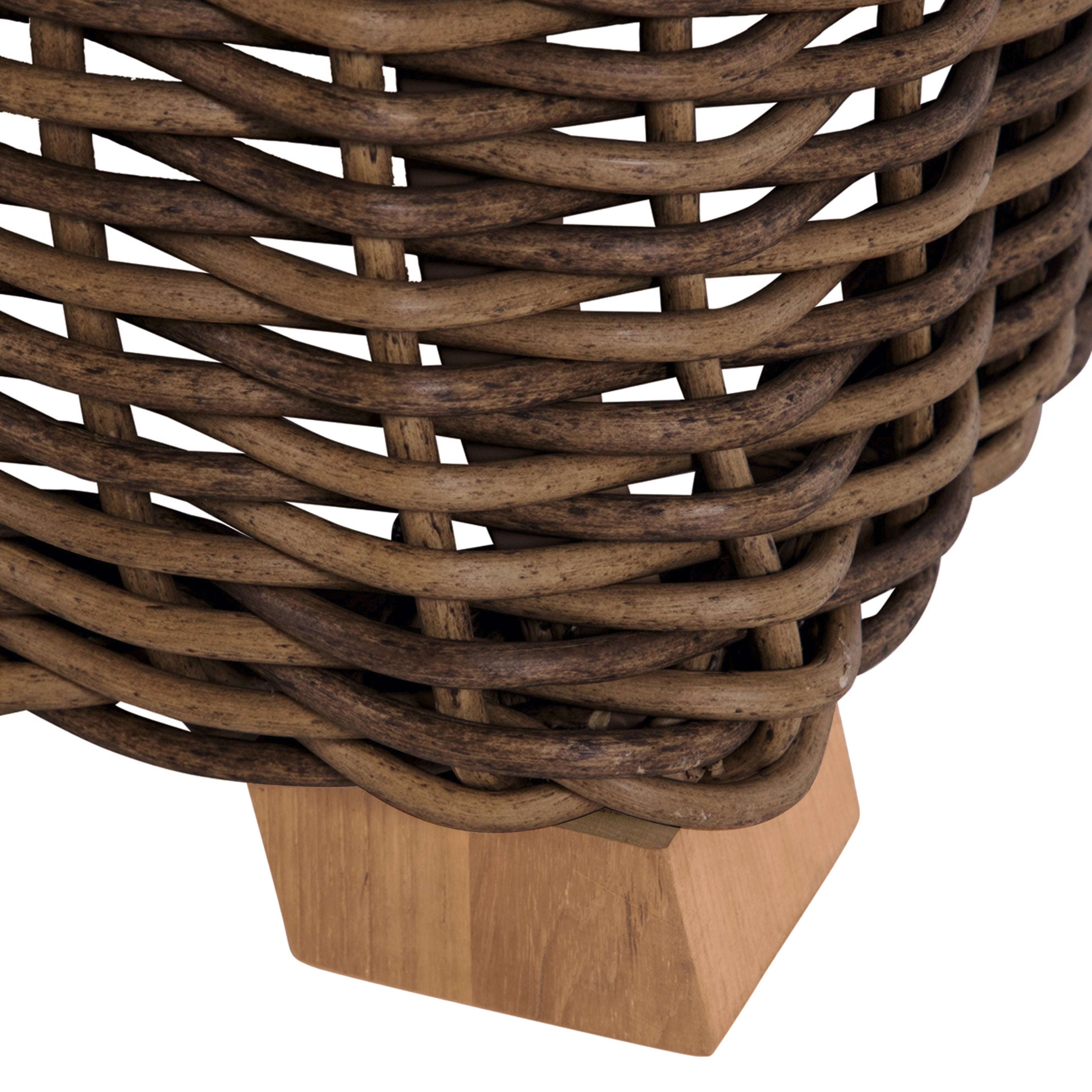 Montauk Wicker Right Arm Facing Lounge Chair