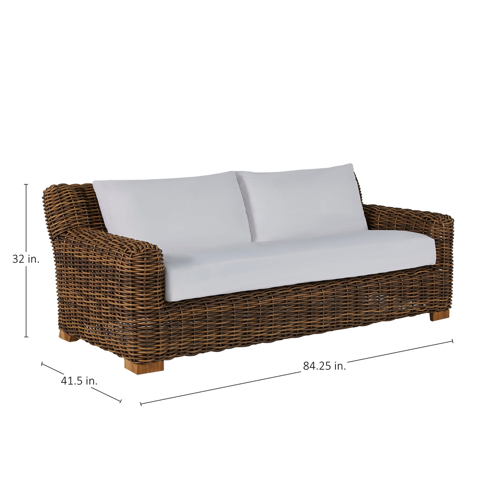 Montauk Resin Wicker Outdoor Sofa