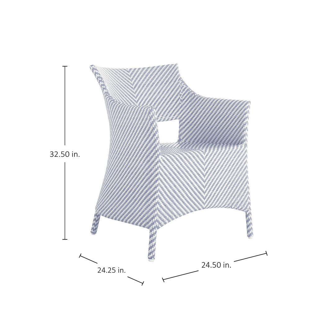 Bari N-Dura Resin Wicker Outdoor Arm Chair