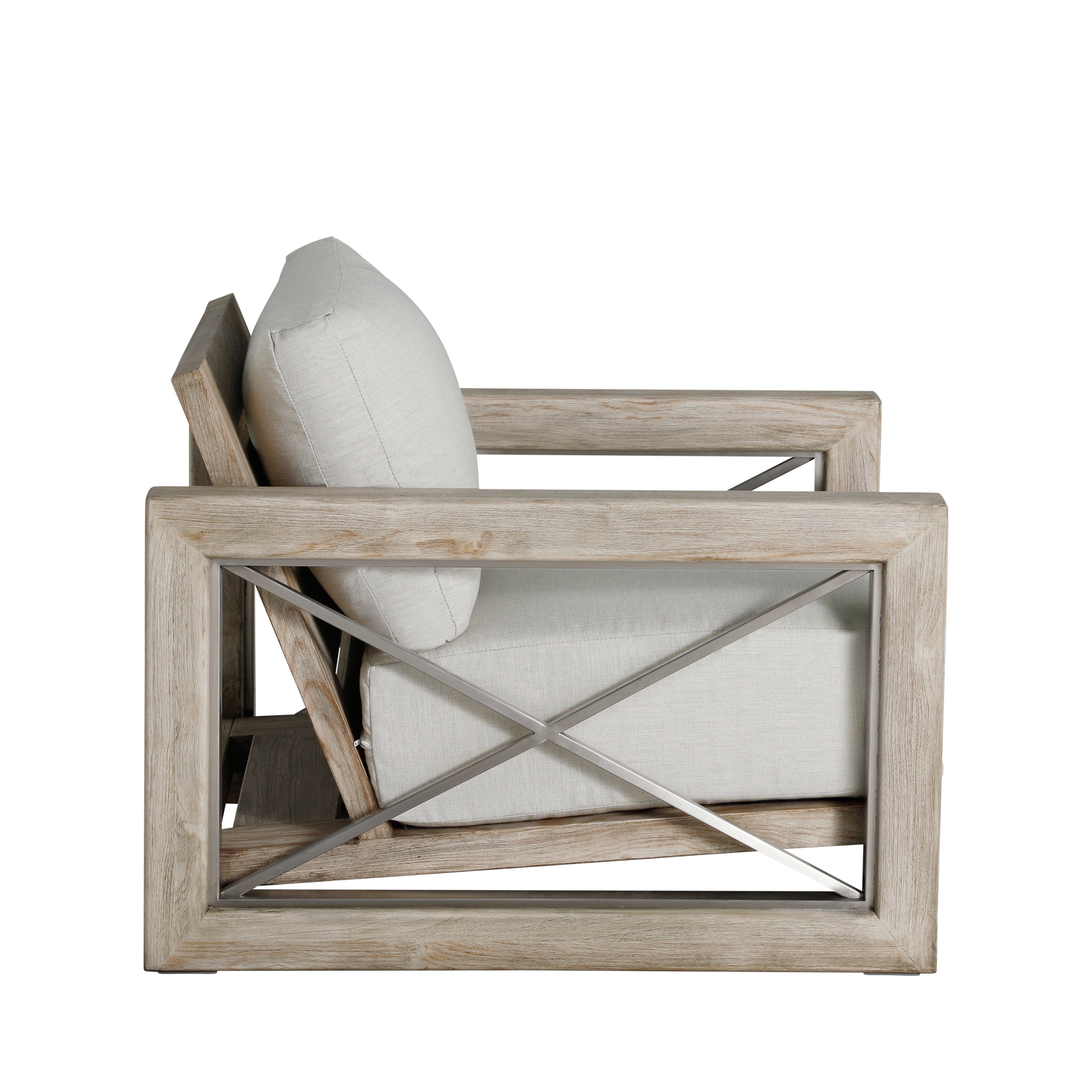 Malta Teak Outdoor Lounge Chair