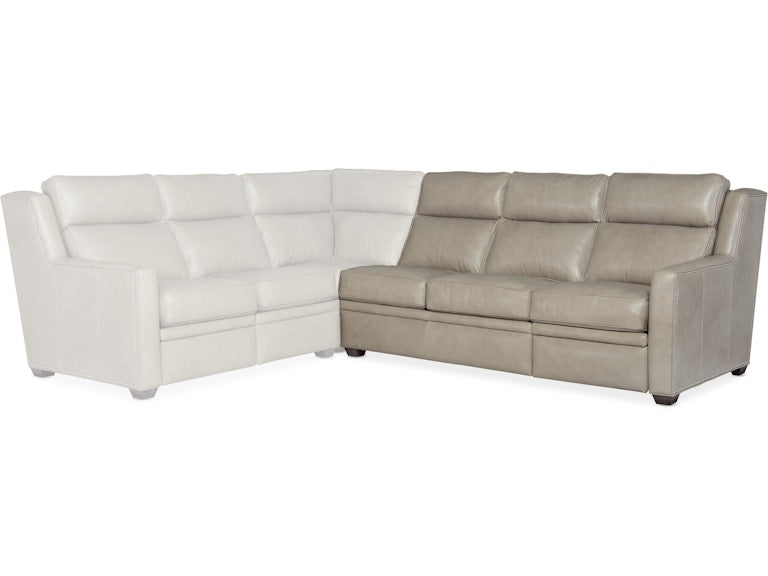 Bradington Young Revelin Right Arm Facing Reclining Sofa with Power Headrest - Two Piece Back 203-62-2