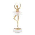 Selenite Ballet Sculpture on Marble Base II | John-Richard - JRA-14695