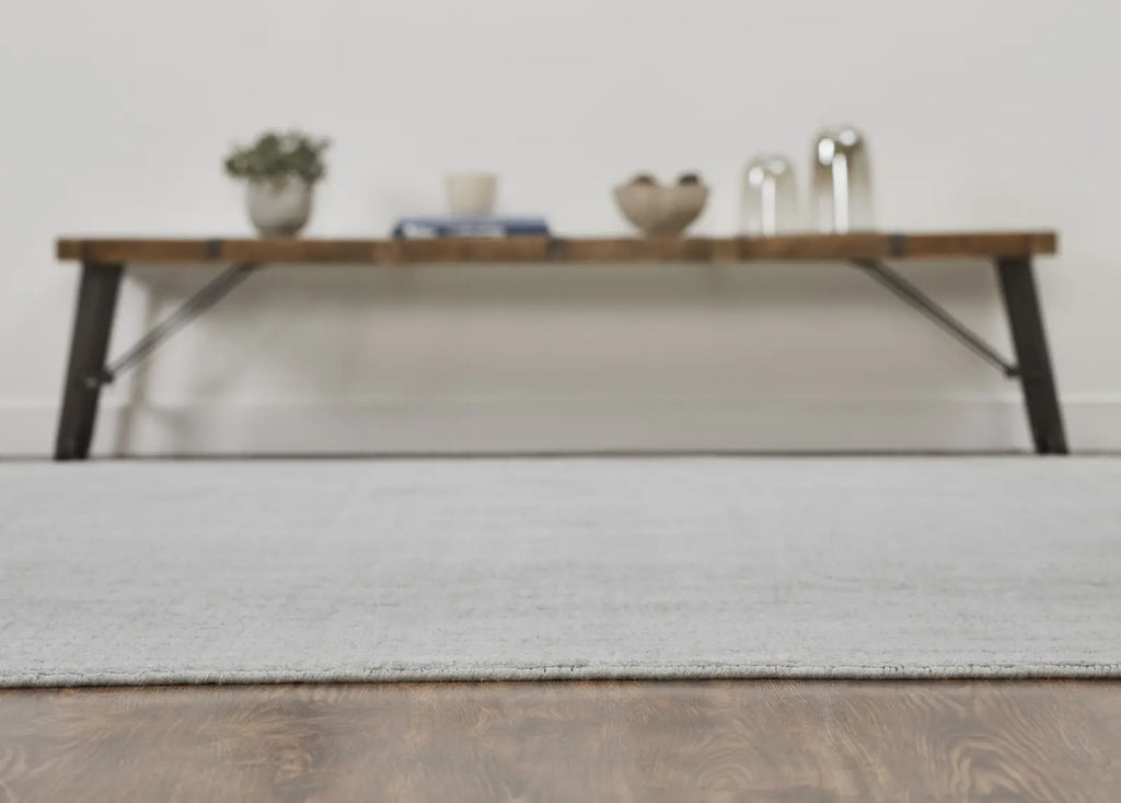 Contemporary Wool and Silkette Rug - Power Loom Bowery BW